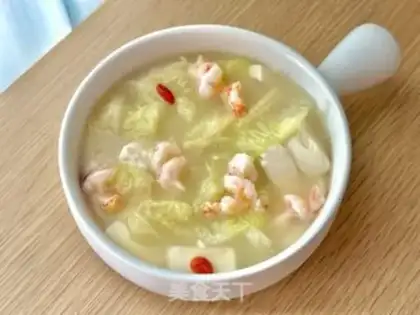Make Shrimp cutter bean curd soup step 5