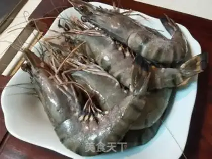 Make Garlic black tiger shrimp step 0
