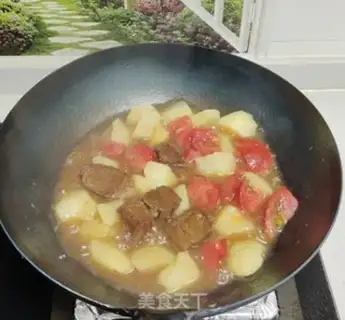 Make Potato red beef step 3