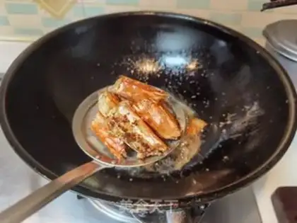 Make Garlic black tiger shrimp step 6