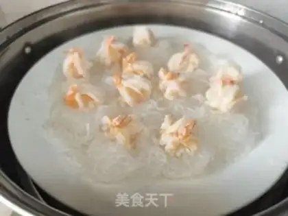 Make Garlic fan shrimp step 10