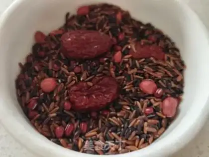 Make Red food, porridge step 1