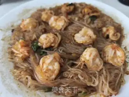 Make Garlic fan shrimp step 12