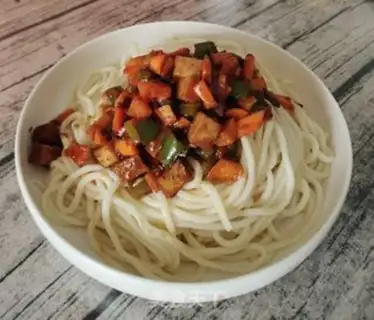 Make Fried noodles step 8