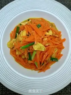 Make Carrot fried eggs step 11