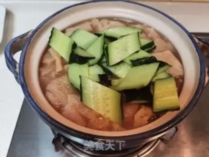 Make Soup mackerel soup step 4