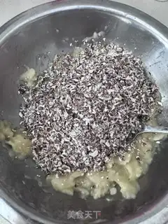 Make Roast oats banana cake step 1