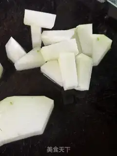 Make Dried prawn rice melons step 1