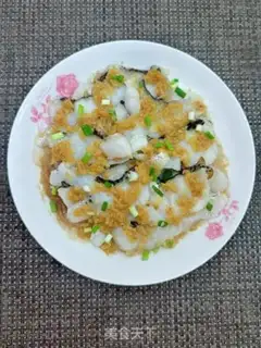Make Garlic fan steamed fish step 10