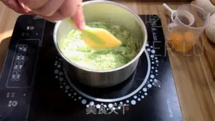 Make Tea puff cake step 2