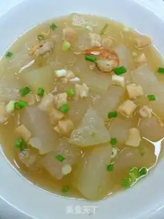 Make Dried prawn rice melons step 9