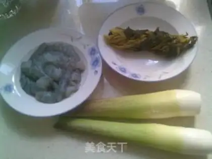 Make The pickled shrimp is white step 0