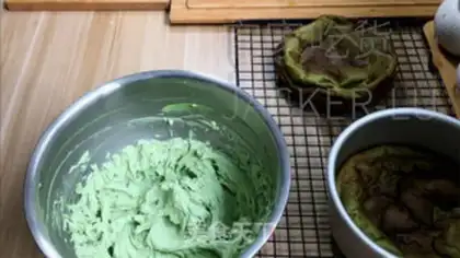 Make Tea puff cake step 16