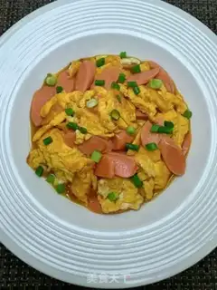 Make Ham fried eggs step 9