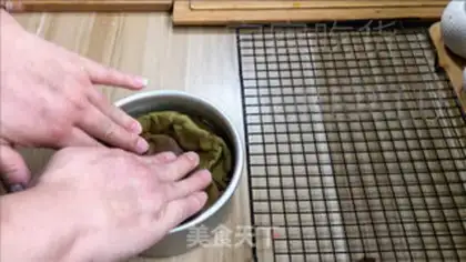 Make Tea puff cake step 19
