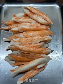 Make Crab willow with cucumbers step 0