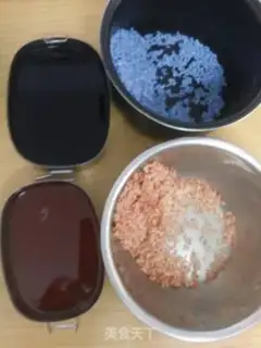 Make A short version of five-colour rice rice step 8