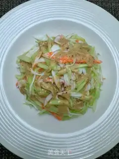 Make Crab willow with cucumbers step 7
