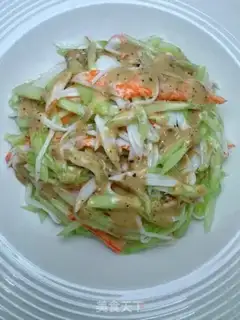 Make Crab willow with cucumbers step 8