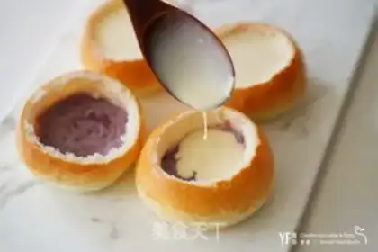 Make Seal pudding bread step 6
