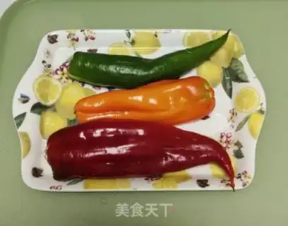 Make Si-hoon makes three-coloured peppers step 0