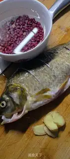 Make Red bean fish soup step 0