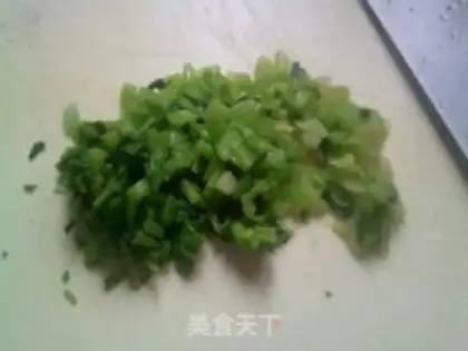 Make Celery and goattails tofu step 4