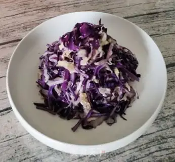 Make Double-coloured kale step 3