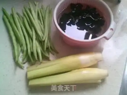 Make Black-mucked beans step 0
