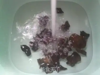Make Black-mucked beans step 1