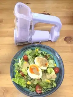 Make Eggs and corn step 1