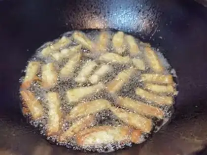 Make Dried almond mushrooms step 8