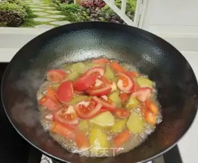 Make Potato red beef step 4