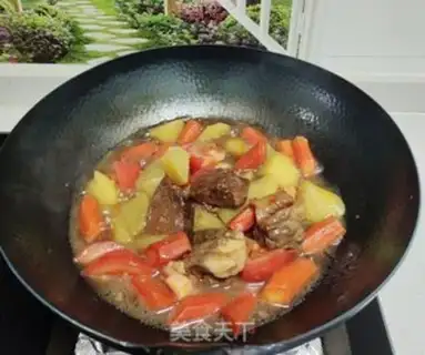 Make Potato red beef step 5