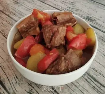 Make Potato red beef step 6