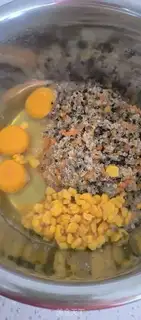 Make quinoa eggcake step 2