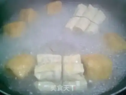 Make ♪ Tofu-curded potato fan soup ♪ step 5