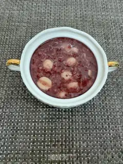 Make Lotus, black rice congee step 5