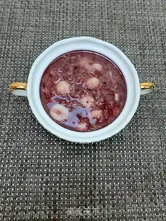 Make Lotus, black rice congee step 6