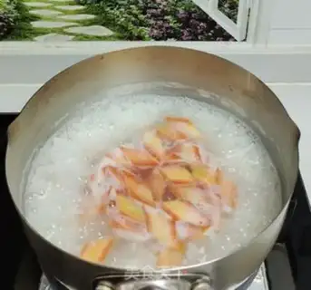 Make Pork liver carrot congee step 3