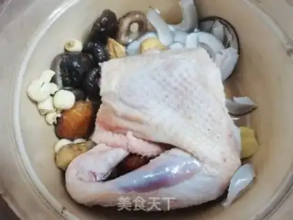 Make Pumpkin-free date palm chicken. Soup step 4