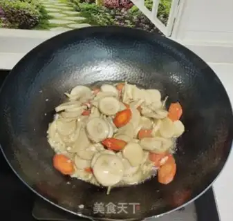 Make Spamed carrot abalone step 5