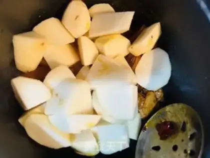 Make Potato chicken step 5