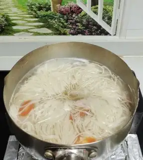 Make Double yellow egg noodles step 2
