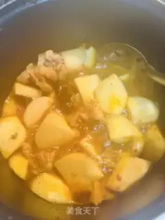 Make Potato chicken step 7