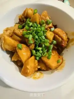 Make Potato chicken step 8