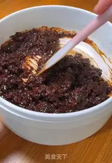 Make Red date cake step 4