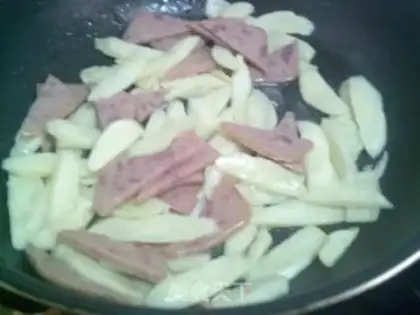 Make Lunch fried meat step 6