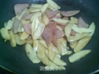 Make Lunch fried meat step 10