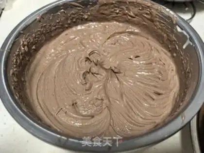 Make Chocolate heart cake step 8